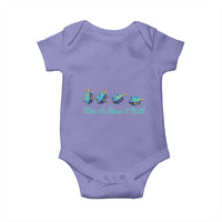 Hanukkah Dreidel Baby Onesie This Is How I Roll Jewish Holiday Gift - Wonder Print Shop