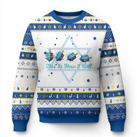 Funny Dreidel Hanukkah Ugly Sweater This Is How I Roll Jewish Holiday Gift - Wonder Print Shop