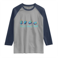 Hanukkah Dreidel Raglan Shirt This Is How I Roll Jewish Holiday Gift - Wonder Print Shop