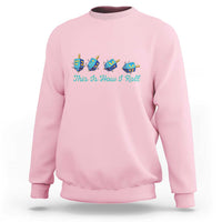 Hanukkah Dreidel Sweatshirt This Is How I Roll Jewish Holiday Gift - Wonder Print Shop