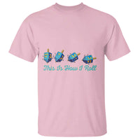 Hanukkah Dreidel T Shirt This Is How I Roll Jewish Holiday Gift - Wonder Print Shop