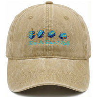 Hanukkah Dreidel Washed Cotton Baseball Cap This Is How I Roll Jewish Holiday Gift
