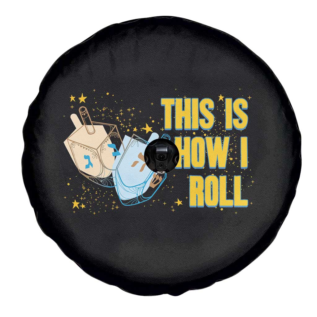 This Is How I Roll Spare Tire Cover Jewish Holiday Dreidel Gift - Wonder Print Shop