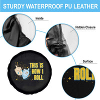 This Is How I Roll Spare Tire Cover Jewish Holiday Dreidel Gift - Wonder Print Shop