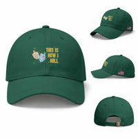 This Is How I Roll Baseball Cap Jewish Holiday Dreidel Gift