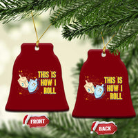 This Is How I Roll Ceramic Ornament Jewish Holiday Dreidel Gift - Wonder Print Shop