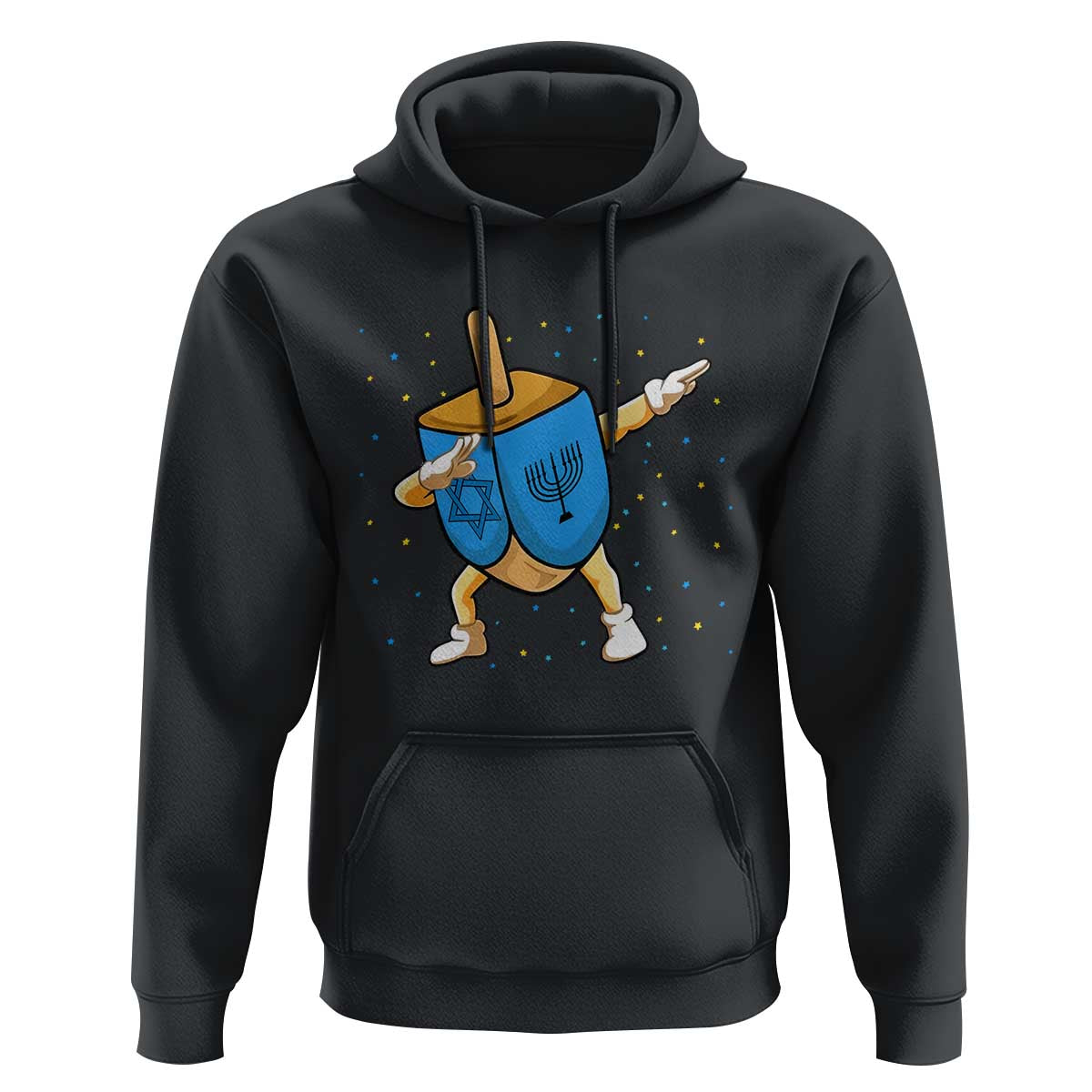 Funny Hanukkah Dreidel Dabbing Holiday Gift Hoodie - Wonder Print Shop