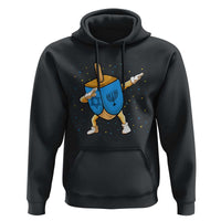 Funny Hanukkah Dreidel Dabbing Holiday Gift Hoodie - Wonder Print Shop