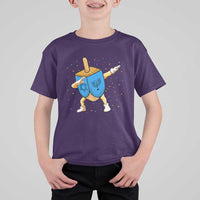 Funny Hanukkah Dreidel Dabbing Holiday Gift T Shirt For Kid - Wonder Print Shop