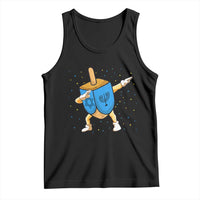Funny Hanukkah Dreidel Dabbing Holiday Gift Tank Top - Wonder Print Shop