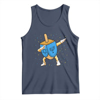 Funny Hanukkah Dreidel Dabbing Holiday Gift Tank Top - Wonder Print Shop