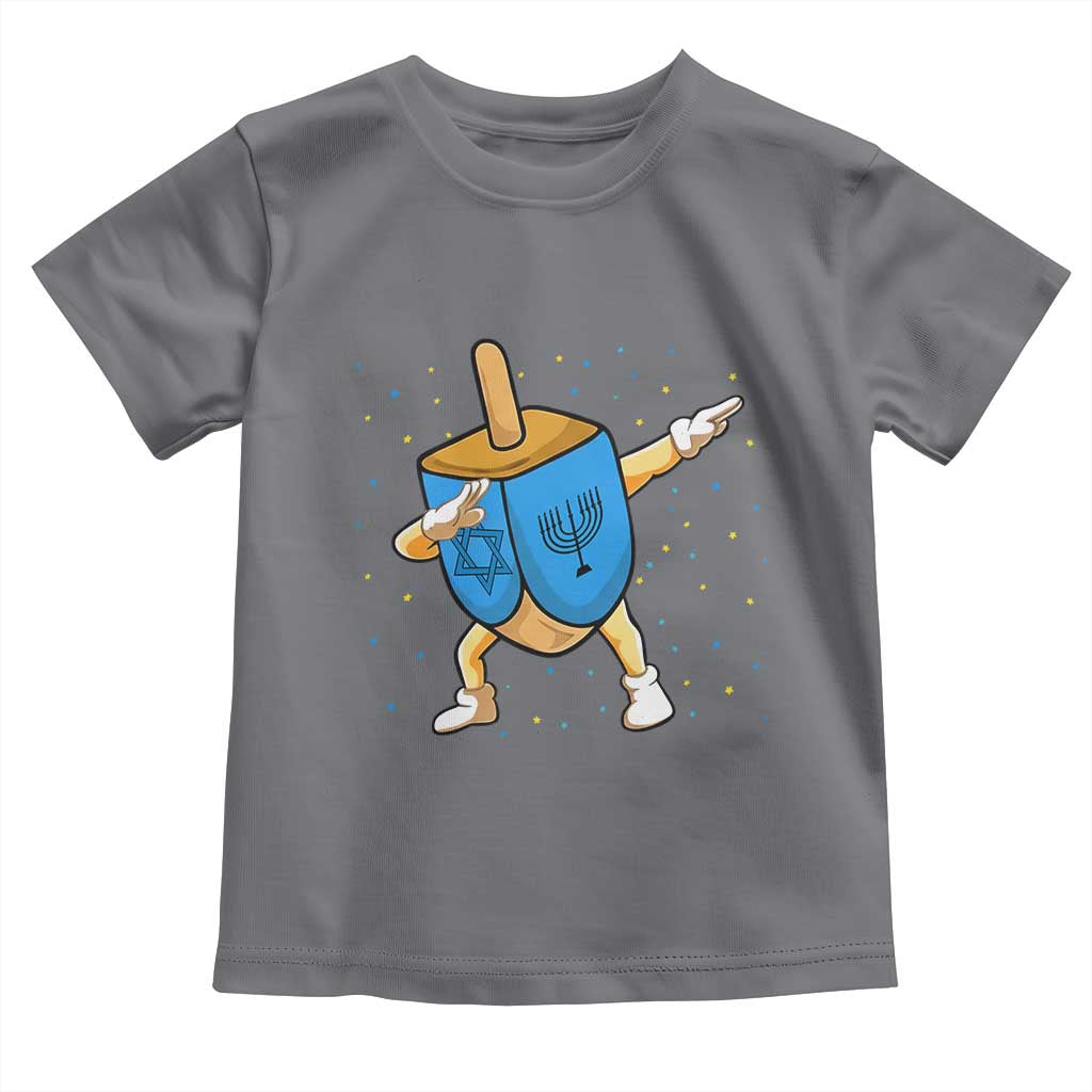 Funny Hanukkah Dreidel Dabbing Holiday Gift Toddler T Shirt - Wonder Print Shop