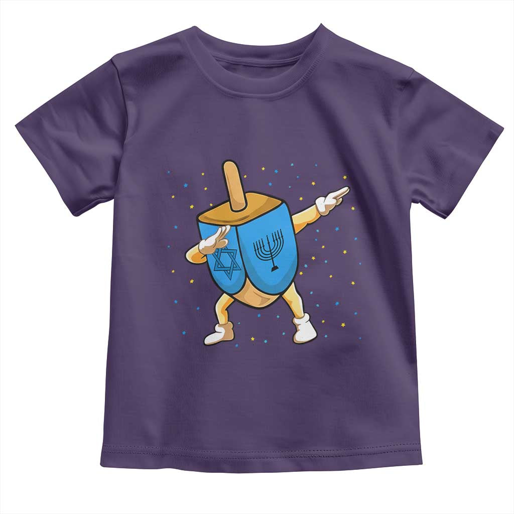 Funny Hanukkah Dreidel Dabbing Holiday Gift Toddler T Shirt - Wonder Print Shop