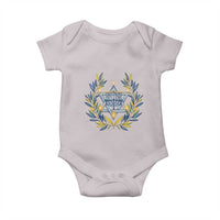 Hanukkah Flower Menorah Star Of David Baby Onesie Gift For Women - Wonder Print Shop