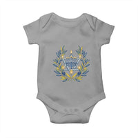 Hanukkah Flower Menorah Star Of David Baby Onesie Gift For Women - Wonder Print Shop