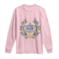 Hanukkah Flower Menorah Star Of David Long Sleeve Shirt Gift For Women - Wonder Print Shop