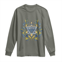 Hanukkah Flower Menorah Star Of David Long Sleeve Shirt Gift For Women - Wonder Print Shop
