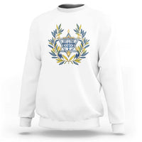 Hanukkah Flower Menorah Star Of David Sweatshirt Gift For Women - Wonder Print Shop