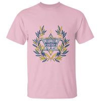Hanukkah Flower Menorah Star Of David T Shirt Gift For Women - Wonder Print Shop