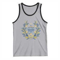 Hanukkah Flower Menorah Star Of David Tank Top Gift For Women - Wonder Print Shop