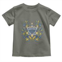Hanukkah Flower Menorah Star Of David Toddler T Shirt Gift For Women - Wonder Print Shop