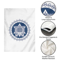 Hanukkah Vintage Menorah Peace Doves Garden Flag Festival Of Lights Gift - Wonder Print Shop