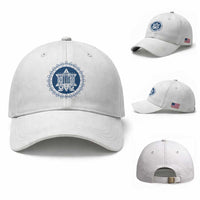 Hanukkah Vintage Menorah Peace Doves Baseball Cap Festival Of Lights Gift