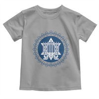 Hanukkah Vintage Menorah Peace Doves Toddler T Shirt Festival Of Lights Gift - Wonder Print Shop