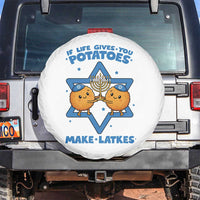 Funny Hanukkah Gift Spare Tire Cover If Life Gives You Potatoes Make Latkes - Wonder Print Shop