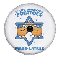 Funny Hanukkah Gift Spare Tire Cover If Life Gives You Potatoes Make Latkes - Wonder Print Shop