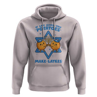 Funny Hanukkah Gift Hoodie If Life Gives You Potatoes Make Latkes - Wonder Print Shop
