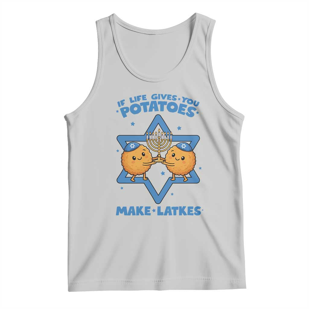 Funny Hanukkah Gift Tank Top If Life Gives You Potatoes Make Latkes - Wonder Print Shop