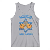Funny Hanukkah Gift Tank Top If Life Gives You Potatoes Make Latkes - Wonder Print Shop