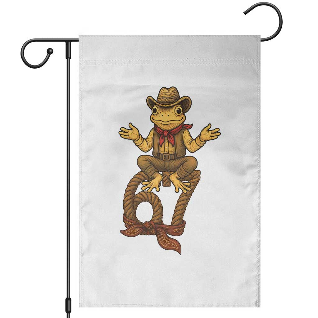 Funny Frog Cowboy Six Seven Meme Garden Flag 67 Doot Doot Western Animal Trend Gift - Wonder Print Shop