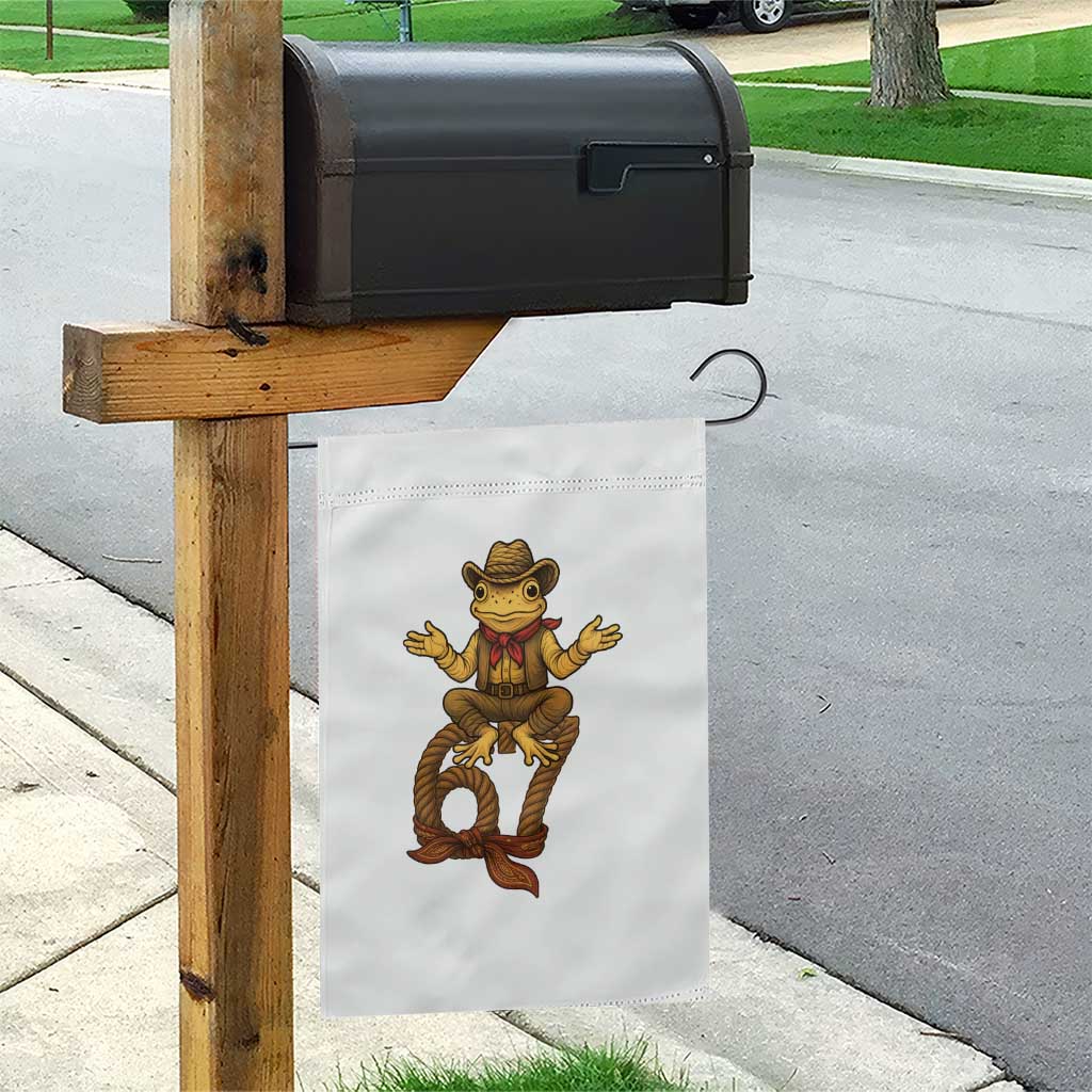 Funny Frog Cowboy Six Seven Meme Garden Flag 67 Doot Doot Western Animal Trend Gift - Wonder Print Shop