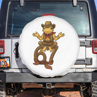 Funny Frog Cowboy Six Seven Meme Spare Tire Cover 67 Doot Doot Western Animal Trend Gift - Wonder Print Shop