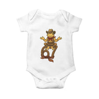 Funny Frog Cowboy Six Seven Meme Baby Onesie 67 Doot Doot Western Animal Trend Gift - Wonder Print Shop