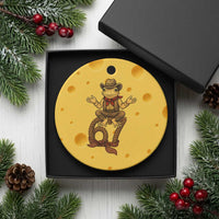 Funny Frog Cowboy Six Seven Meme Ceramic Ornament 67 Doot Doot Western Animal Trend Gift - Wonder Print Shop