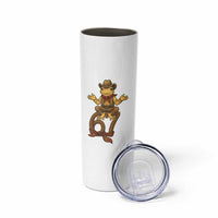 Funny Frog Cowboy Six Seven Meme Skinny Tumbler 67 Doot Doot Western Animal Trend Gift - Wonder Print Shop