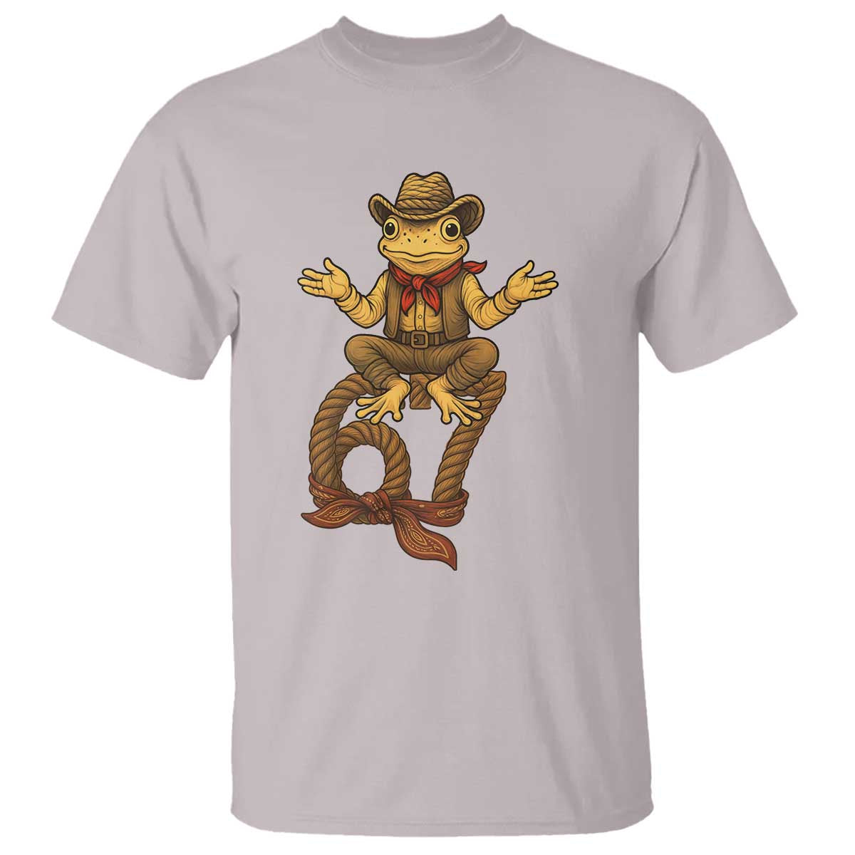 Funny Frog Cowboy Six Seven Meme T Shirt 67 Doot Doot Western Animal Trend Gift - Wonder Print Shop