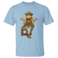 Funny Frog Cowboy Six Seven Meme T Shirt 67 Doot Doot Western Animal Trend Gift - Wonder Print Shop