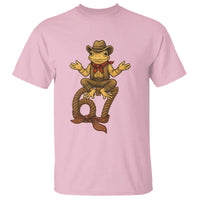 Funny Frog Cowboy Six Seven Meme T Shirt 67 Doot Doot Western Animal Trend Gift - Wonder Print Shop
