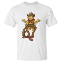 Funny Frog Cowboy Six Seven Meme T Shirt 67 Doot Doot Western Animal Trend Gift - Wonder Print Shop