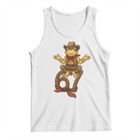 Funny Frog Cowboy Six Seven Meme Tank Top 67 Doot Doot Western Animal Trend Gift - Wonder Print Shop