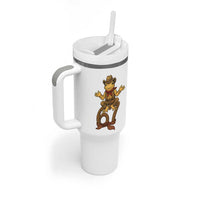 Funny Frog Cowboy Six Seven Meme Tumbler With Handle 67 Doot Doot Western Animal Trend Gift - Wonder Print Shop