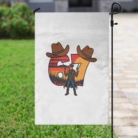 Six Seven Meme Cowboy Garden Flag Funny Western 67 Trend Gift - Wonder Print Shop