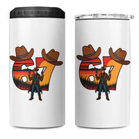 Six Seven Meme Cowboy 4 in 1 Can Cooler Tumbler Funny Western 67 Trend Gift - Wonder Print Shop