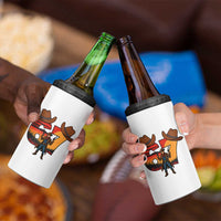 Six Seven Meme Cowboy 4 in 1 Can Cooler Tumbler Funny Western 67 Trend Gift - Wonder Print Shop