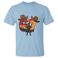Six Seven Meme Cowboy T Shirt Funny Western 67 Trend Gift - Wonder Print Shop