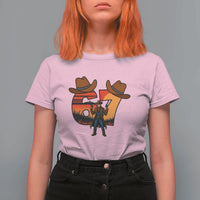Six Seven Meme Cowboy T Shirt For Women Funny Western 67 Trend Gift - Wonder Print Shop